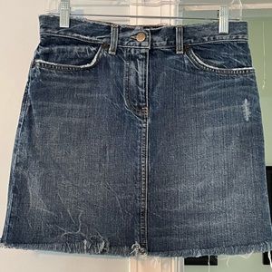 JCrew Denim Mini Skirt Size 0